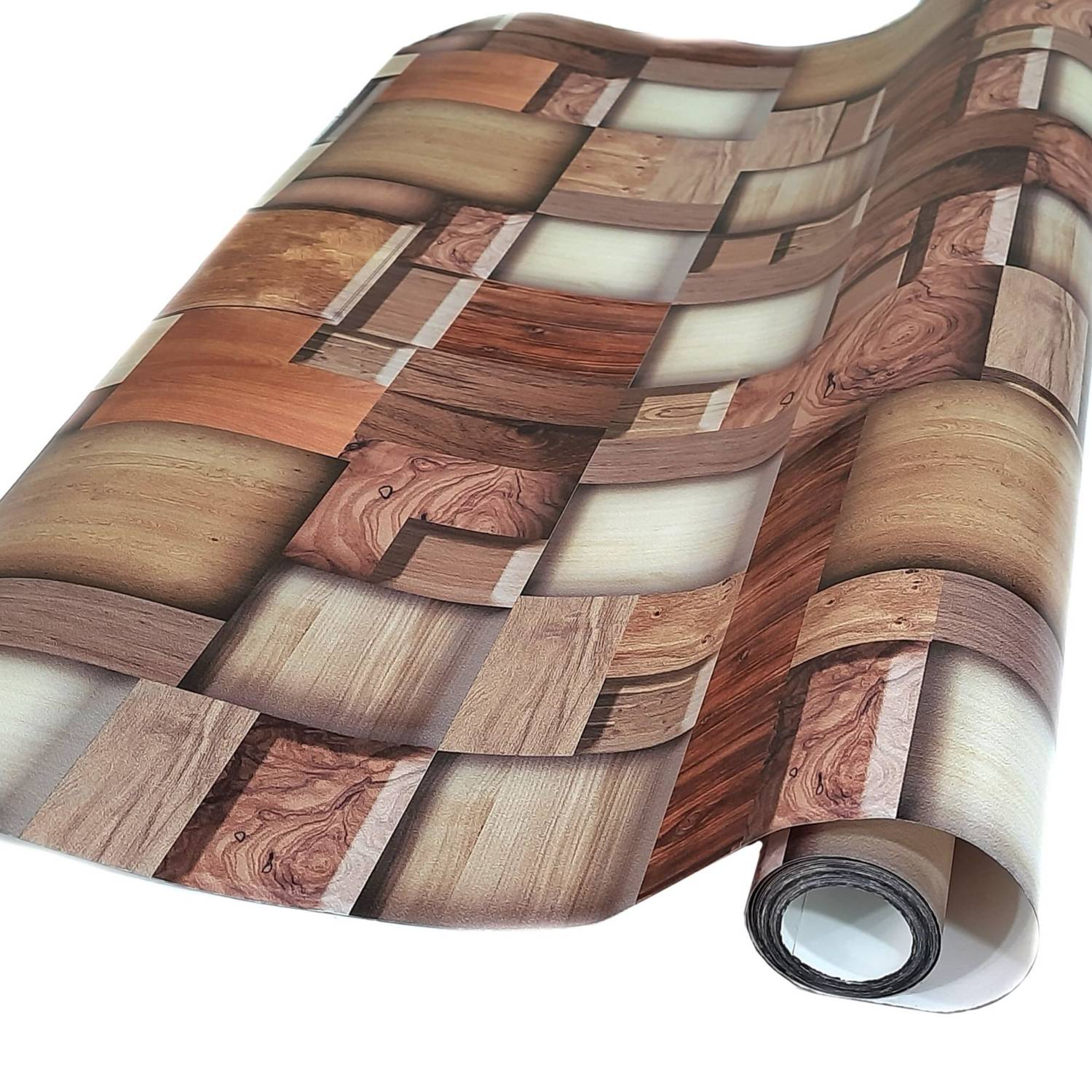Papel pintado 3D autoadhesivo para pared, removible, papel adhesivo de  contacto para mesa de madera de pino quemado, tableros estrechos, vista