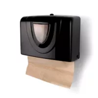Dispensador De Toallas De Papel En Z Plástico Negro De 19x26 Cm