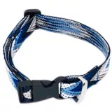 Collar Artesanal Para Perro Petmasters Multicolor Azul