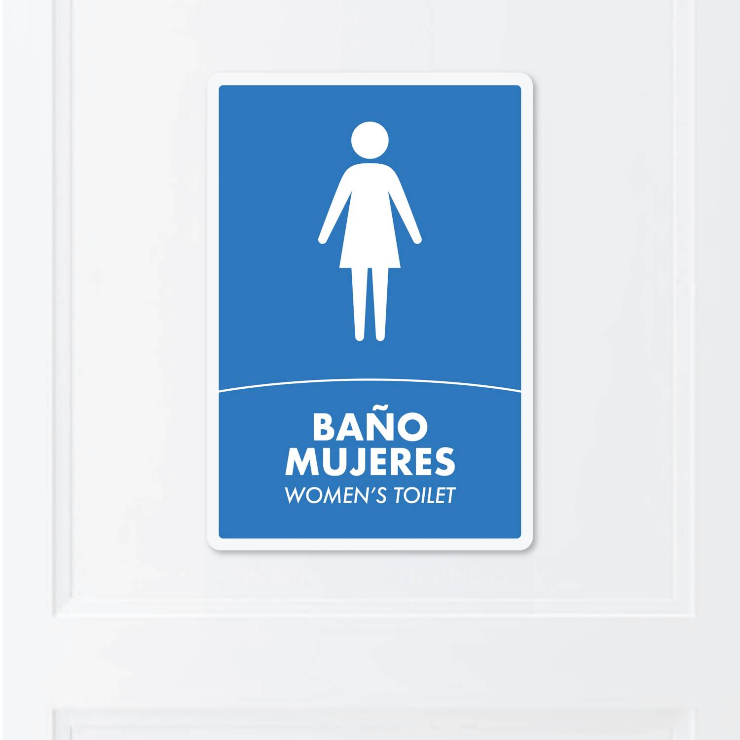 CARTELES PVC 2 UDS 25X16CM BAÑO HOMBRE-MUJER in Importacion MS - CARTELERIA  Y SEÑALES