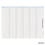 Panel Oriental Decolines Blanco A La Medida Ancho Entre 180.5-200  Cm Alto Entre  300.5-320 Cm