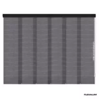 Panel Oriental Solar Damasco Negro A La Medida Ancho Entre 100.5-120  Cm Alto Entre  80-100 Cm
