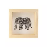 Cuadro Ornamental Elefante 20cm