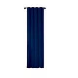 Cortina Lino Visillo Azul Turquesa Oscuro 140x220 Cm