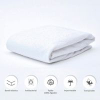 Just Home Collection Protector Colchón Impermeable Semidoble