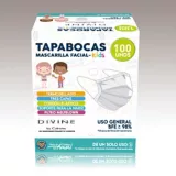 Tapabocas Kids Uso General X 100 Unidades