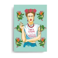 Cuadro de Frida Kahlo I Am A Woman S 24x34
