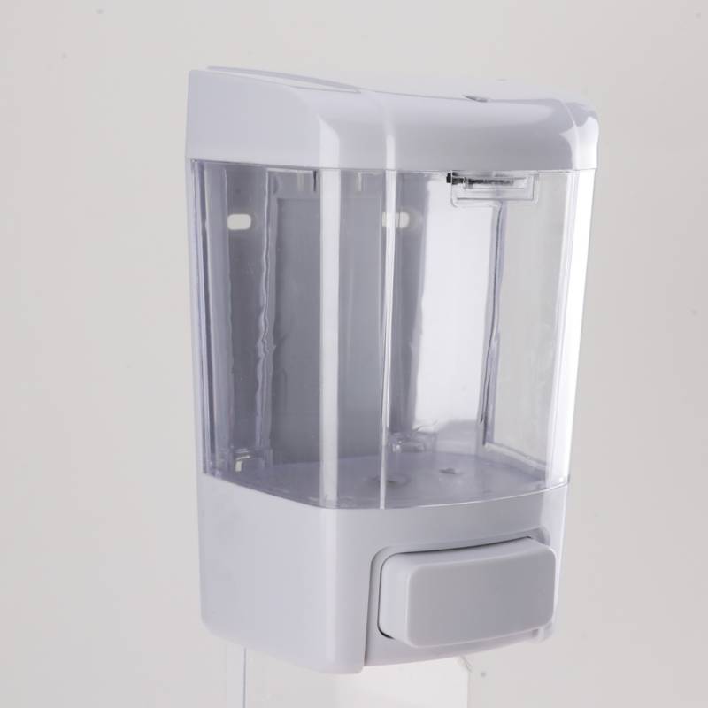 Dispensador De Jabón Líquido Plástico Blanco 800 Ml De 18x11 Cm TRIPLE  CLEAN