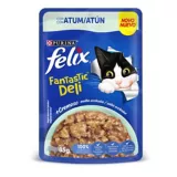 Alimento Húmedo Para Gato Fantastic Deli Atún Felix 85g