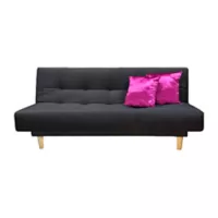 E-madera Sofa Cama Royal Negro
