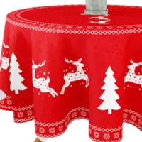 Rascheltex Mantel Redondo Dulce Navidad con Diseño