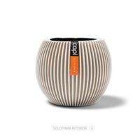 Matera Cerámica Vase Groove 1.8L 17x14x17cm Marfil