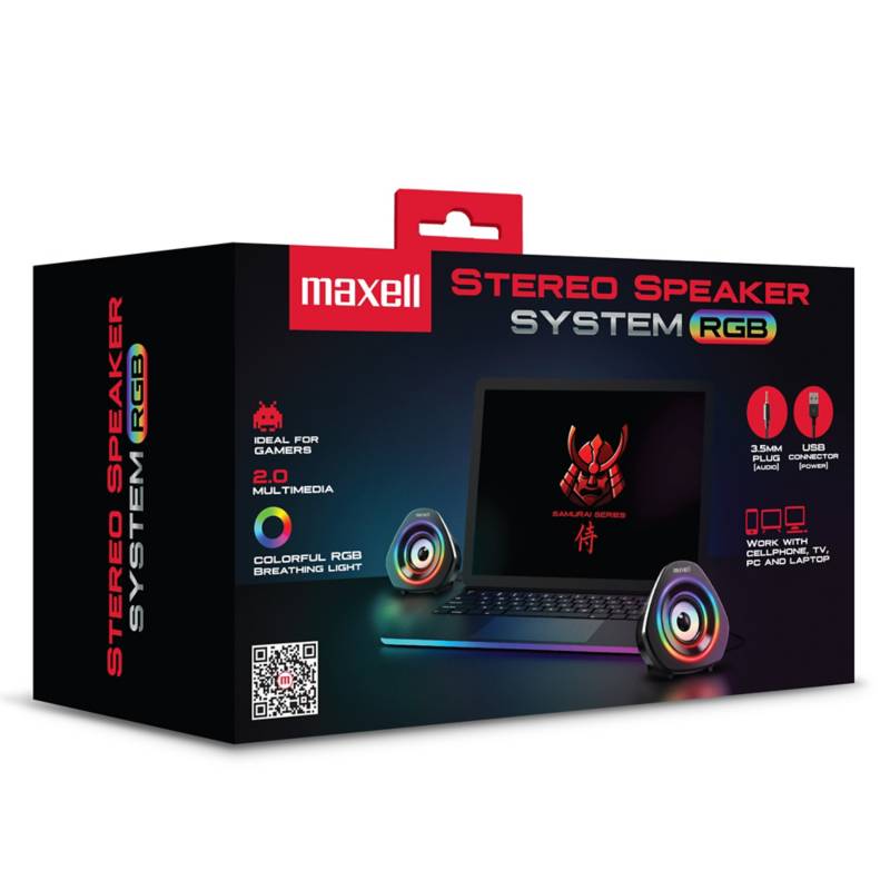 Parlantes Para Pc Compu Usb Maxell Ssg-700 Gaming Altavoces