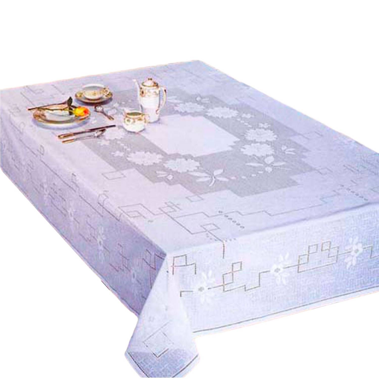 Mantel rectangular de 6 pies para mesa rectangular en poliéster lavabl -  VIRTUAL MUEBLES
