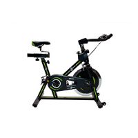 Sportfitness Bicicleta Spinning Con Ciclocomputador Capacidad 120 Kg Color Verde