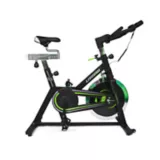 Bicicleta Spinning Livorno Con Ciclocomputador Capacidad 110 Kg Color Verde
