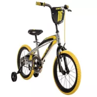 Bicicleta Infantil Huffy R16 Kinetic Marco en Acero Plateado/Amarillo