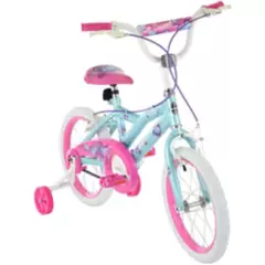 HUFFY - Bicicleta Infantil Huffy R16 So Sweet Marco en Acero Azul/Rosado