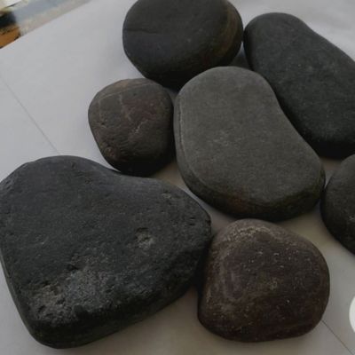 Piedra Decorativa De Rio Negra - 10 Kilos 