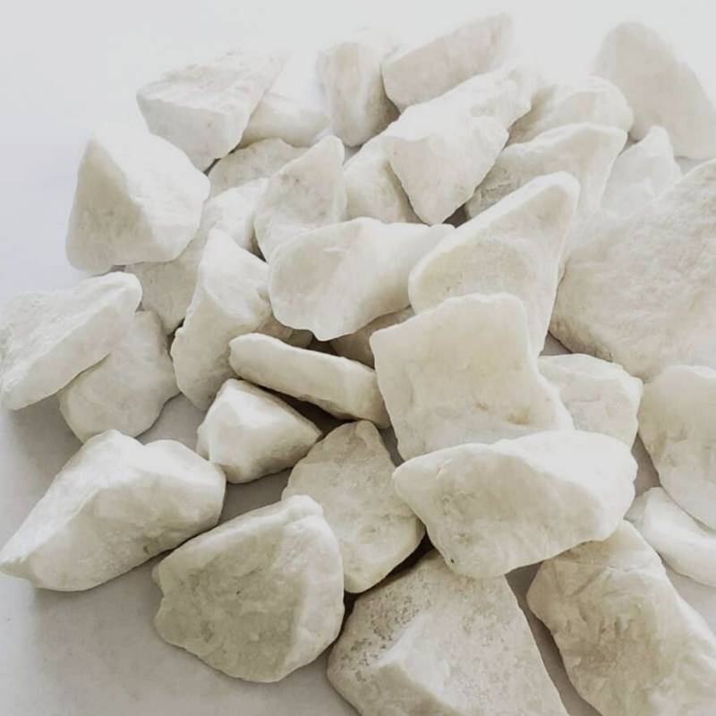 MINELEVEN Piedra blanca natural de 25 kg de piedra blanca para