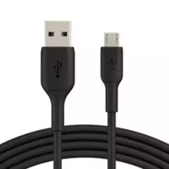 COLTRADE - Cable Belkin USB-A a Micro USB 1 Metro BLK Negro