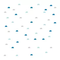 Vinilo Decorativo Patrón de Nubes S 150x150cm