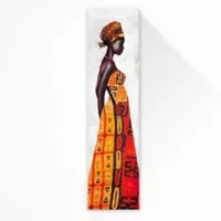 Cuadro Étnico Africana Turbante 28x110 cm