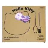 Set de Vajilla Infantil 3 piezas Hello Kitty