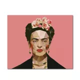 Kit de Pintura: Cuadro para Pintar por Números 40x50 Frida