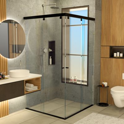 Baño Mampara de ducha Sello de puerta Tira de 4 a 12 mm Goma Vidrio Puerta  Burlete Ventana portátil Accesorios de vidrio Accesorios para el hogar