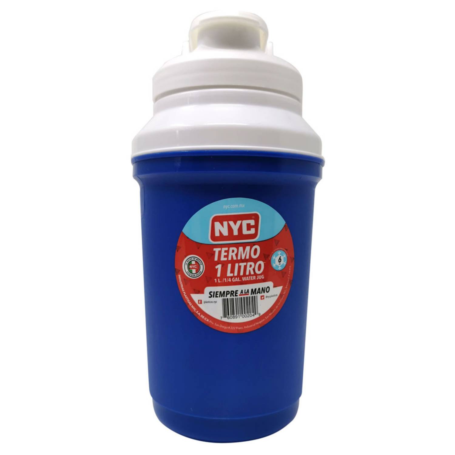 Termo De 5 Gal. NYC Azul