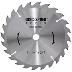 DISCOVER - Sierra Circular Dientes Tungsteno Eje 7/8" Discover 60 X 10"