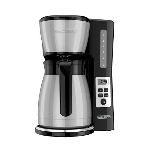 Cafetera Black+Decker Programable 12 tazas, Filtro CM1331S