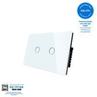 Interruptor Doble Smart Home Touch White Wifi Zm