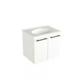 Mueble de Baño Atlanta con lavamanos 62cm Blanco