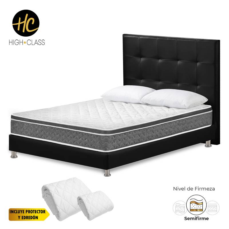 Combo Colchon 120 X 190 Cambridge Soft + Base Cama C