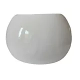 Matera Cerámica Esférica 14x20x20cm Blanco