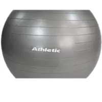 Athletic Balón De Yoga En Pvc Color Gris 65 Cm Con Inflador