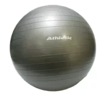 Athletic Balón De Yoga En Pvc Color Gris 75 Cm Con Inflador