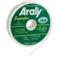 Nylon Natural Araty Superflex 100mts 0.45 Mm