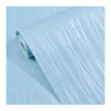 Papel Decorativo Adhesivo Para Pared 45Cm * 10M Azul Nacarado Ondulado