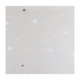Papel Decorativo Adhesivo Para Pared 45Cm * 10M Estrellas Blancas