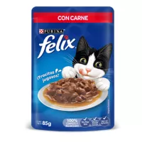 Alimento Húmedo Para Gato Felix Carne 85g