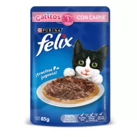Alimento Húmedo Para Gatitos Felix Carne 85g