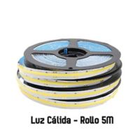Cinta LED Cob 12V Luz Calida Rollo X 5M