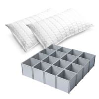 Combo: 2 Almohadas ultrasonido+ Cubos Organizadores Multiusos