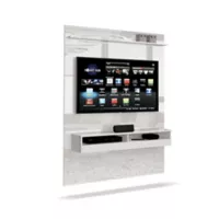 Muebles 2020 Panel TV Torino 160X120X25 Cm Blanco
