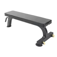 Sportfitness Banco Plano Multipropósito Capacidad 90 Kg Color Negro