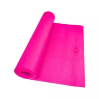 K6 Colchoneta Tapete De Yoga 6mm En Pvc Color Rosa
