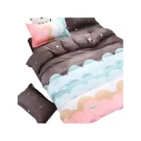 My Home Store Edreprint Colored Cotton Clouds Queen